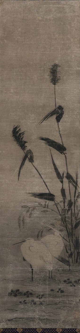 Two Herons by Yamaguchi Sekkei